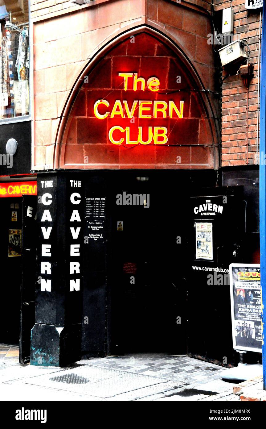 Cavern Club Liverpool Stockfoto