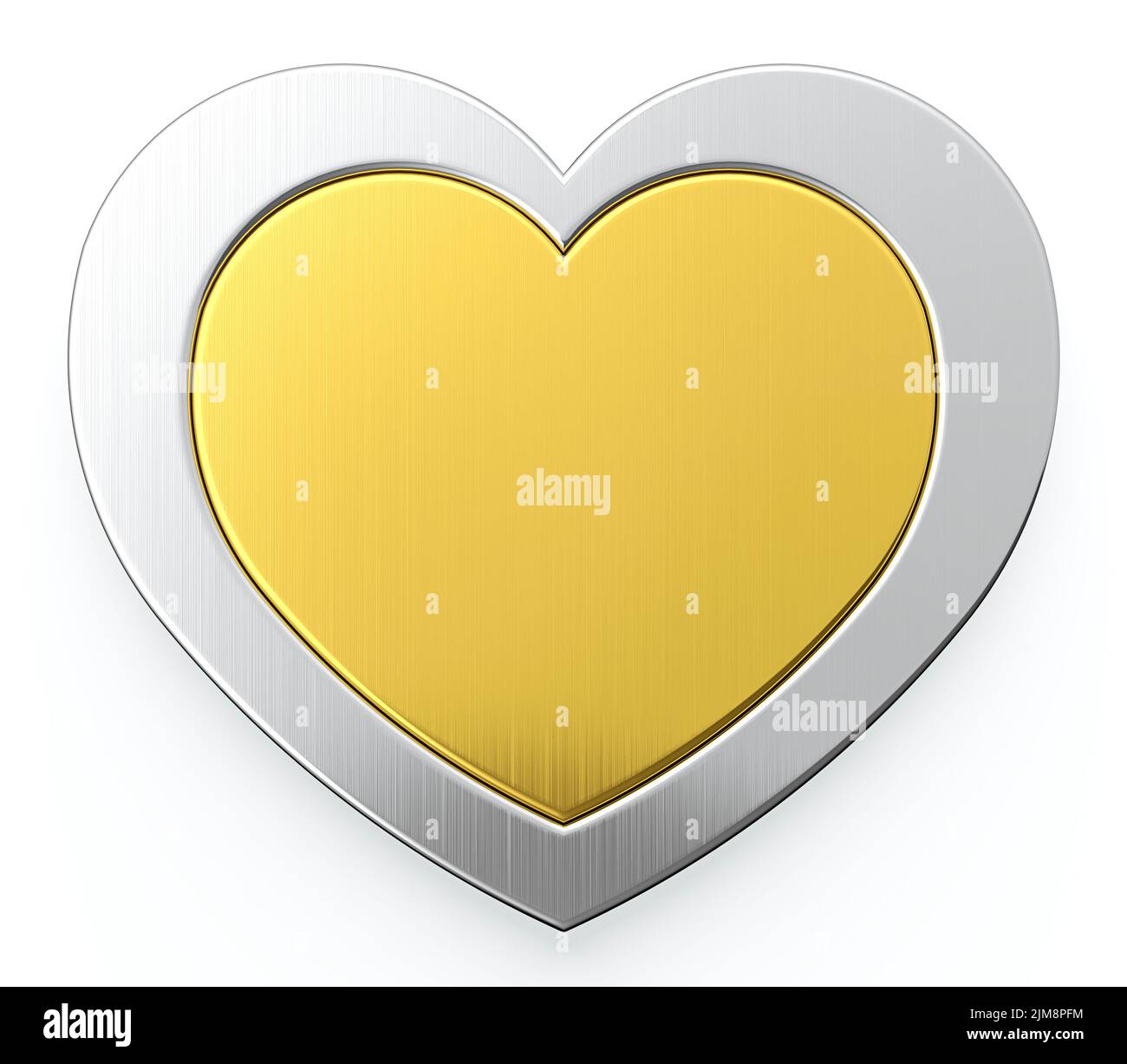 Zwei Herzen Stockfoto