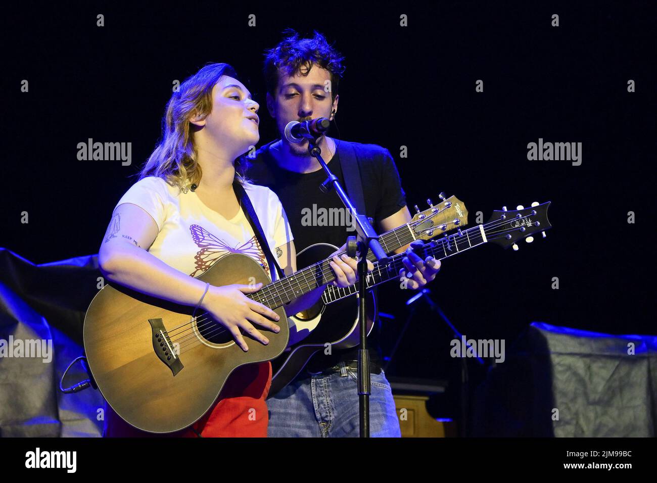 Casadilego während der Casadilego Tour 2022, 4.. August 2022, beim Roma Summer Festival 2022, Auditorium Parco della Musica, Rom, Italien Stockfoto