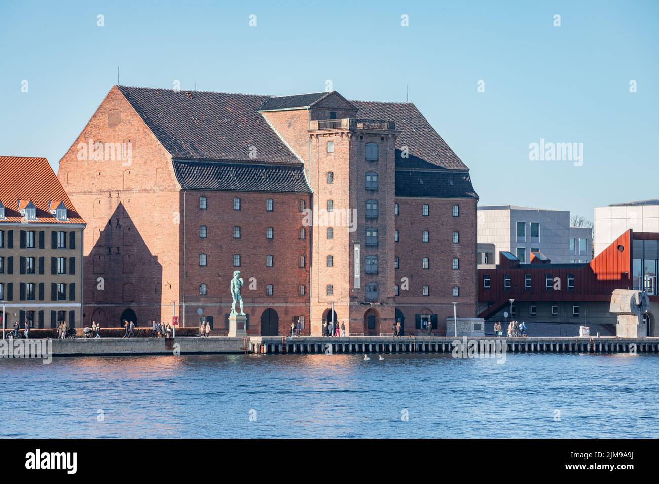 Das königliche Museum der Cast Collection, den kongelige Afstøbningssamling, mit der David-Statue von Michelangelo Buonarroti in Kopenhagen, Dänemark Stockfoto