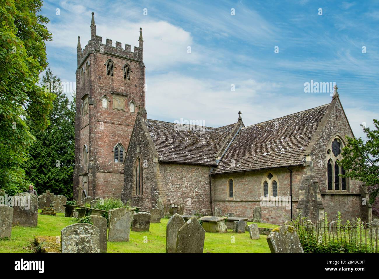 St Mary's The Virgin Church, St Briavel, Gloucestershire, England Stockfoto