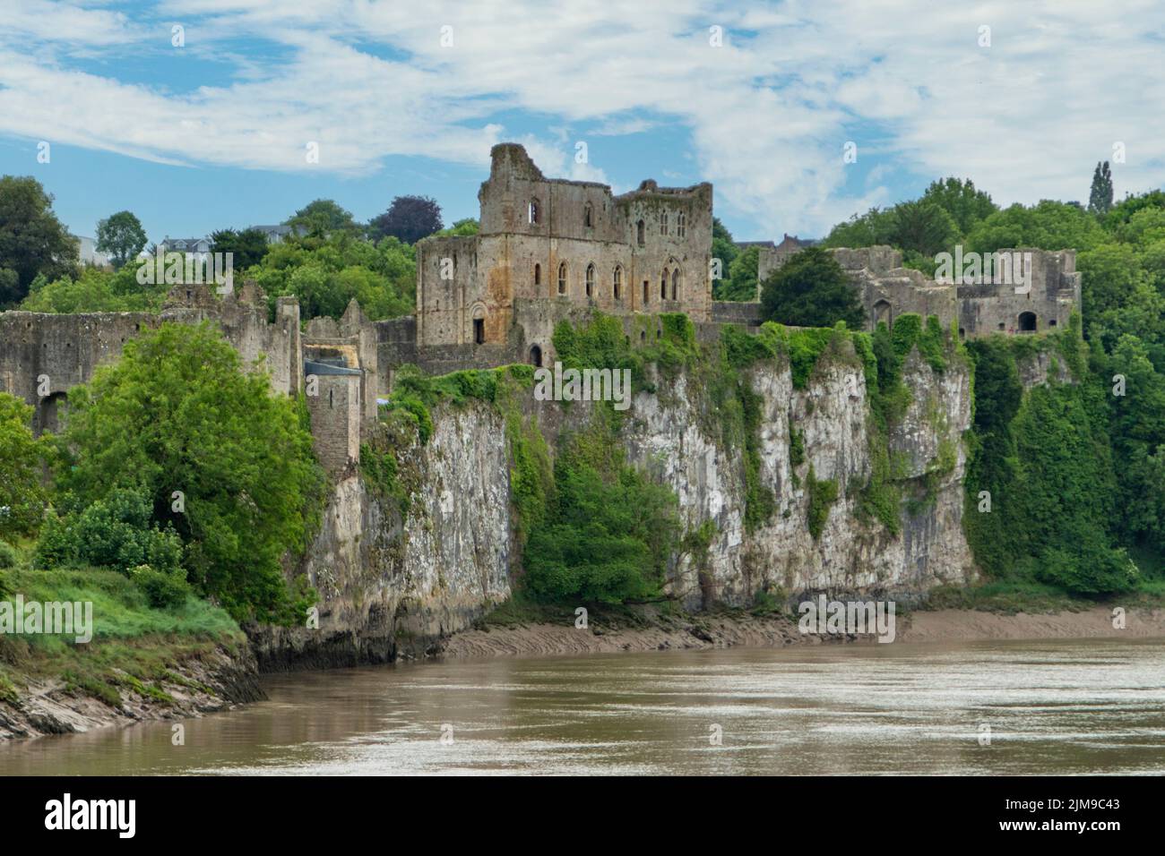 Chepstow Castle, Chepstow, Monmouthshire, Wales Stockfoto