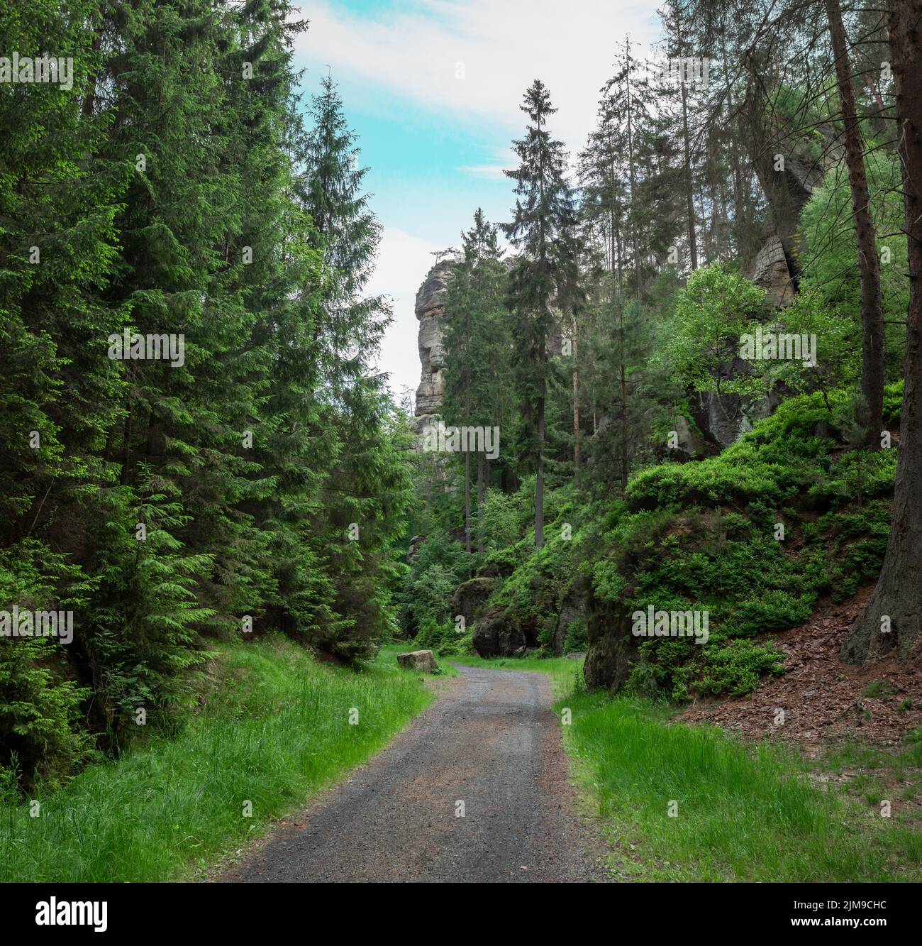 Nationalpark Böhmische Schweiz Stockfoto