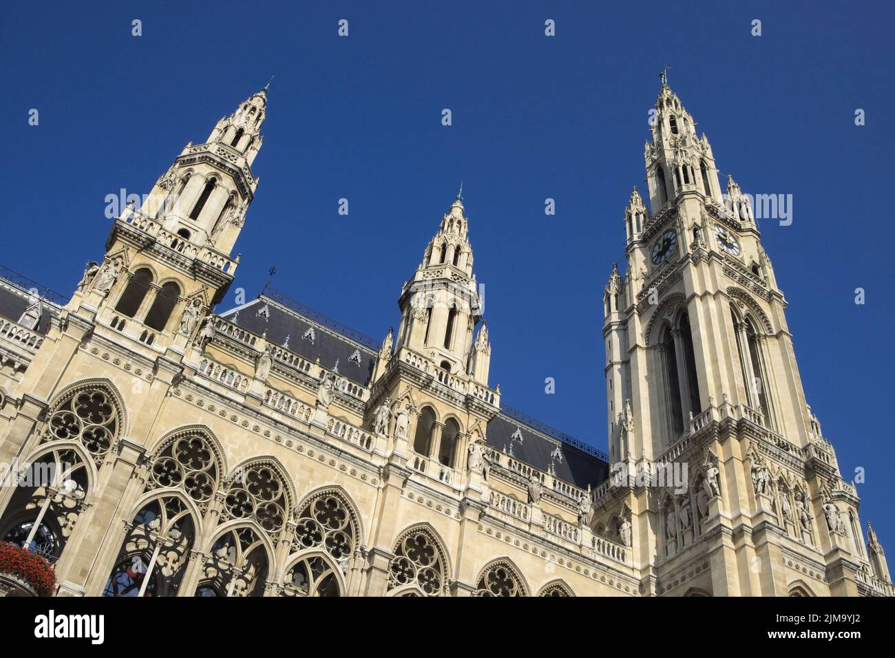 Wien - Rathaus, Österreich Stockfoto