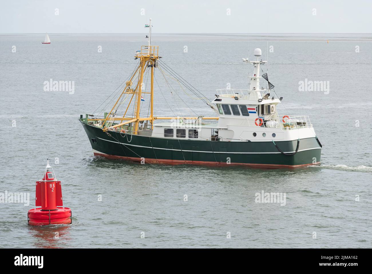 Fischerboot auf das Wattenmeer Stockfoto