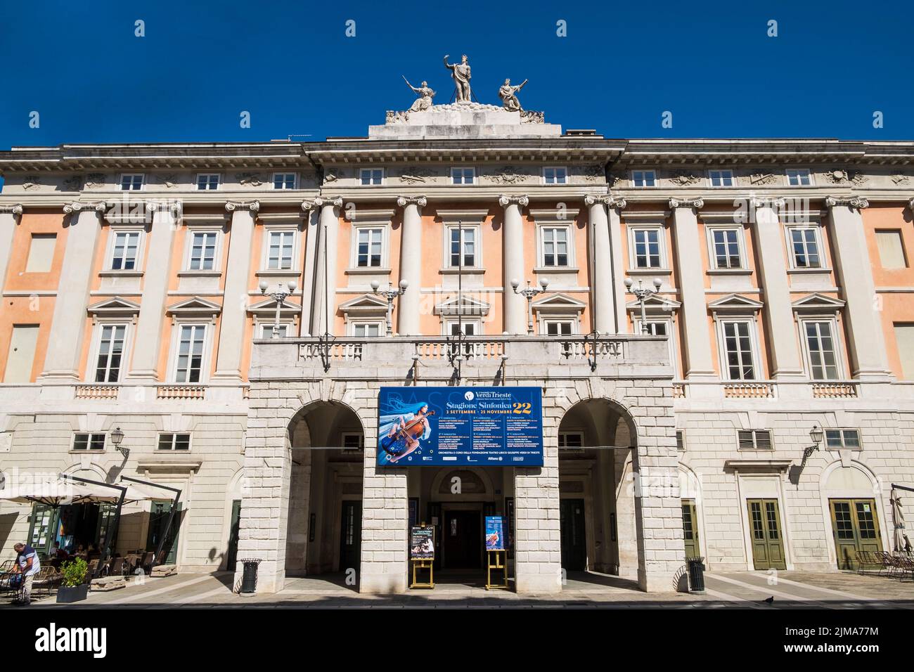 Italien, Friaul Julisch Venetien, Triest, lyrisches Theater von Verdi Stockfoto