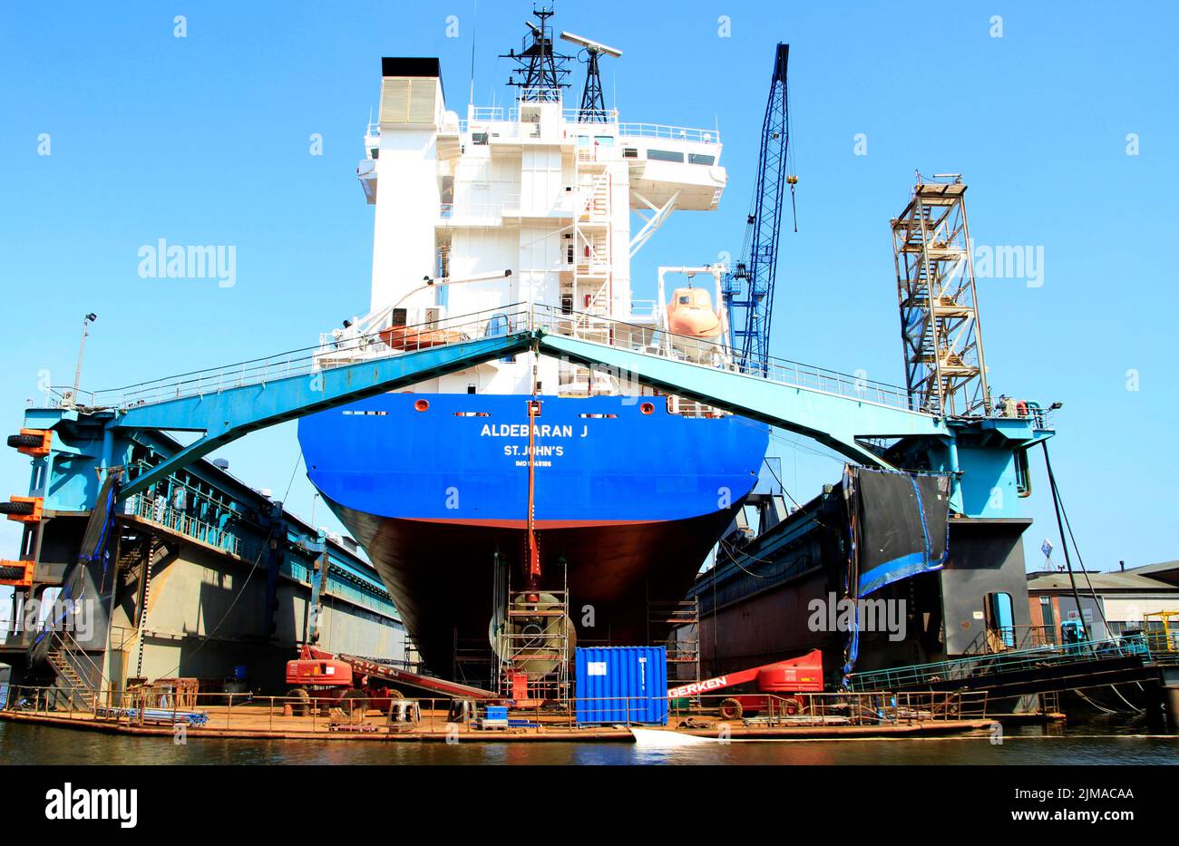 Aldebaran J, Lloyd Werft, Bremerhaven, Bremen, Deutschland, Europa Stockfoto