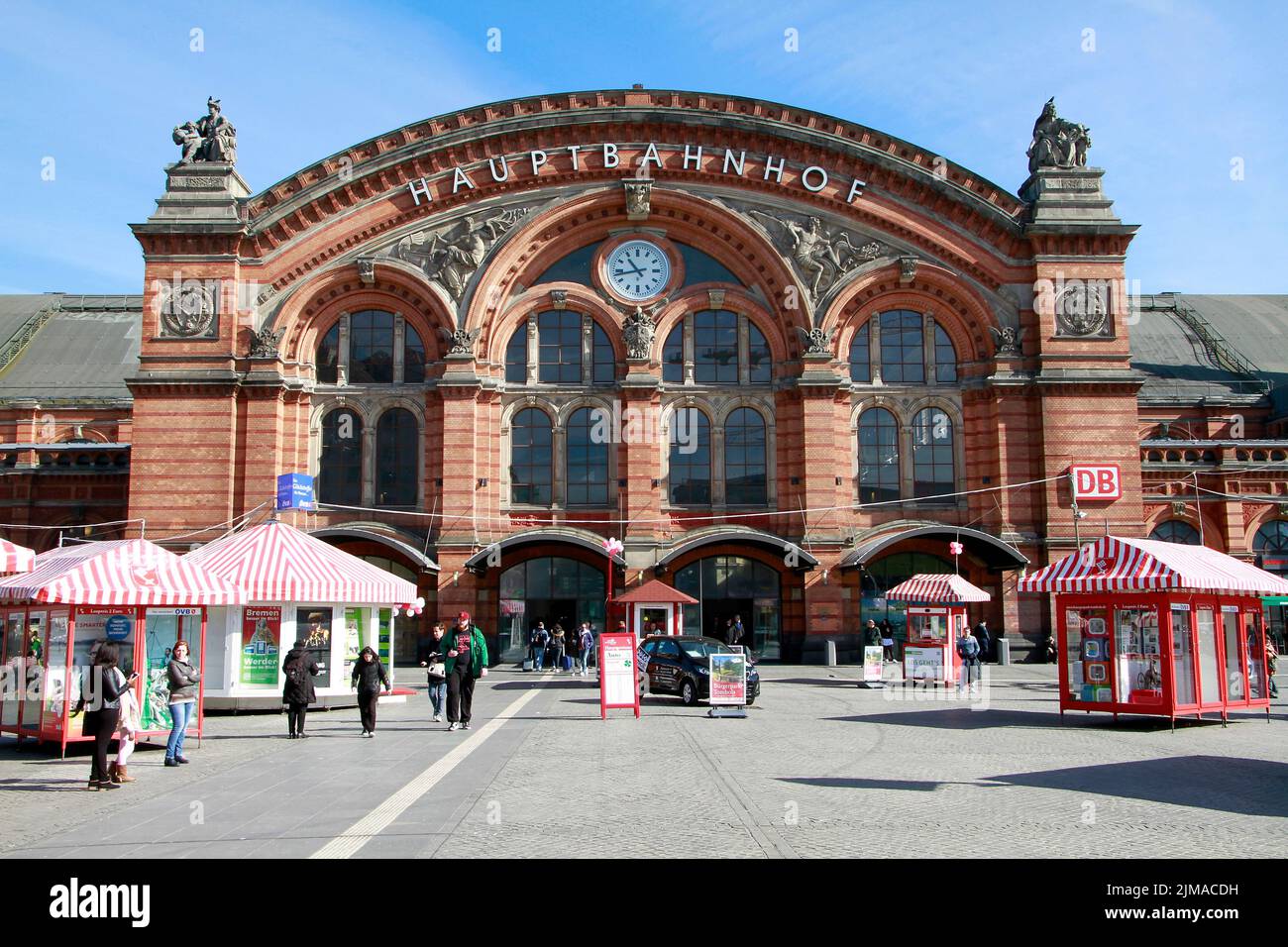 Bremen Hauptbahnhof, Hansestadt Bremen, Bremen, Deutschland, Europa Stockfoto