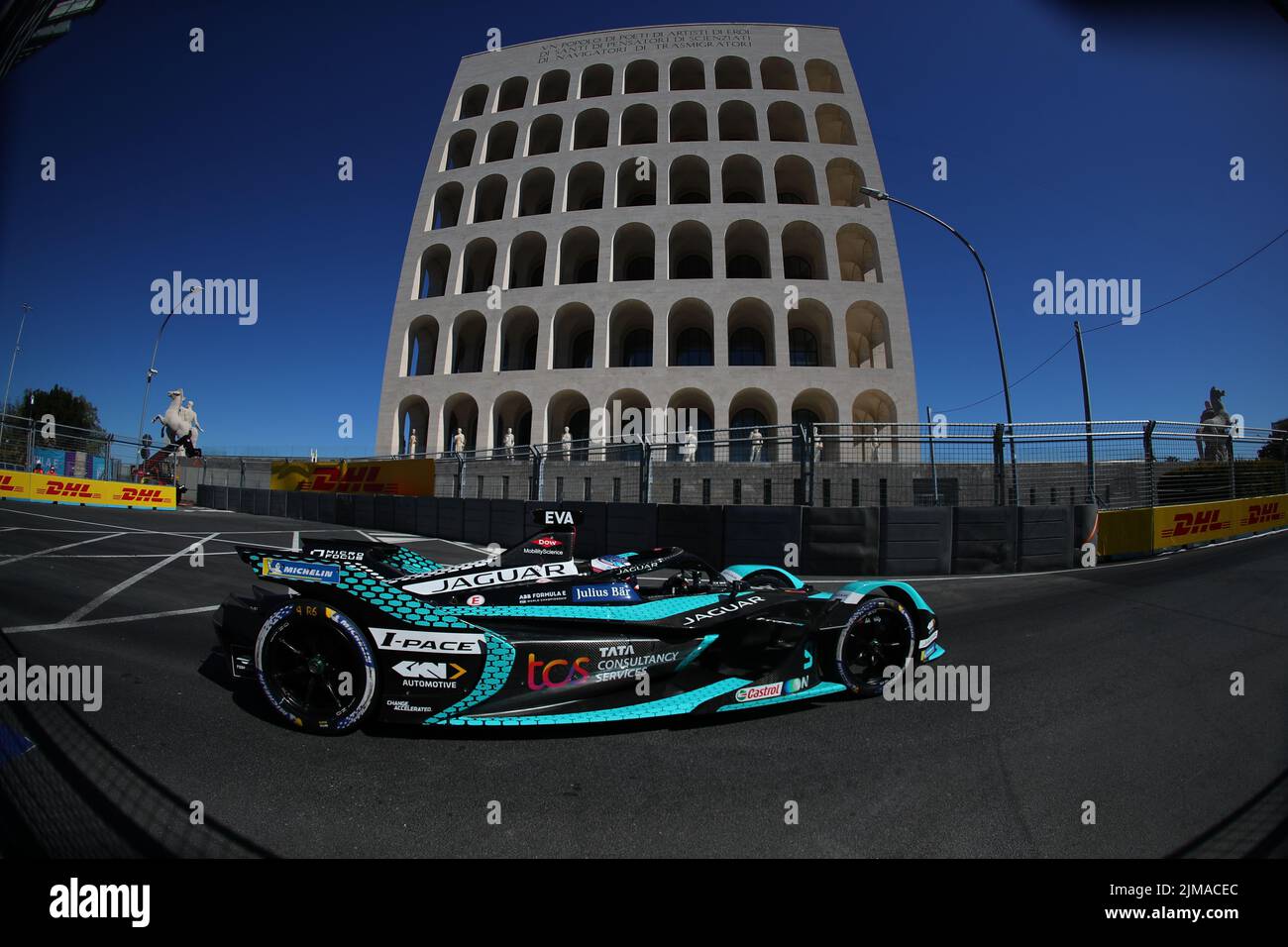 Circuito Cittadino dell'EUR, Rom, Italien - 2022. APRIL 10: Mitch Evans (NZL) - Jaguar I-Type 5 - Jaguar TCS Racing (Foto von Alessio De Marco | Avens- Stockfoto