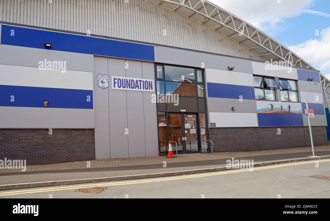 Cardiff City FC Foundation Community Facility. Jugendtraining. Stockfoto