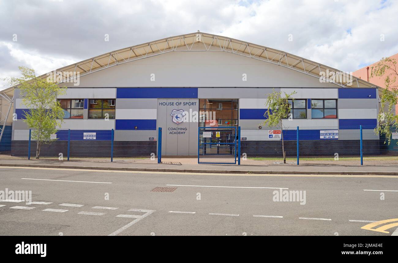 Cardiff City FC Foundation Community Facility. Jugendtraining. Stockfoto