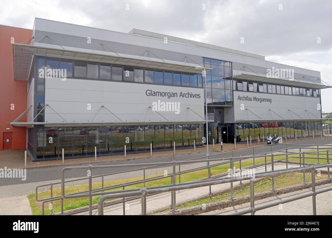 Glamorgan Archives, Leckwith Retail Park, Cardiff Stockfoto