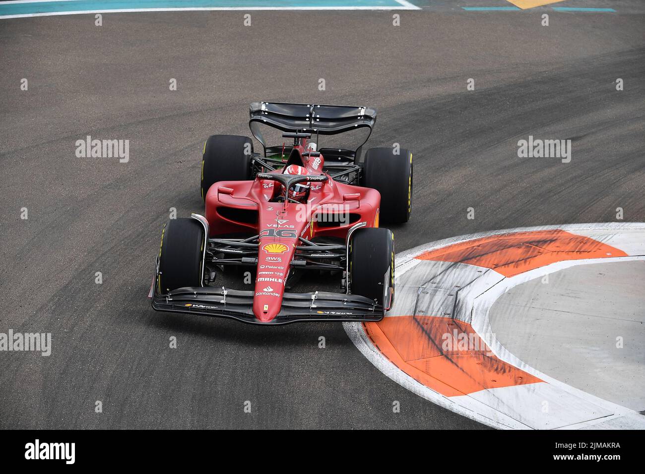 06.05.2022, Miami International Autodrome, Miami, FORMEL 1 CRYPTO.COM MIAMI GRAND PRIX, im Bild Charles Leclerc (MCO), Scuderia Ferrari Stockfoto