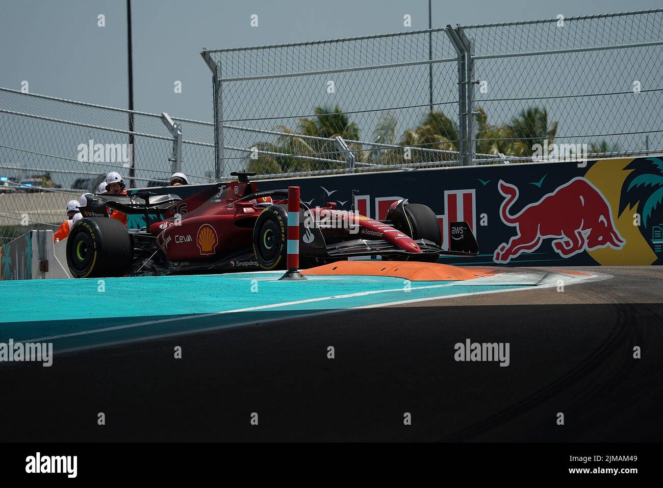 06.05.2022, Miami International Autodrome, Miami, FORMEL 1 CRYPTO.COM MIAMI GRAND PRIX, im Bild Charles Leclerc (MCO), Scuderia Ferrari Stockfoto