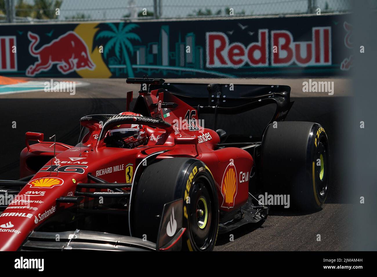 06.05.2022, Miami International Autodrome, Miami, FORMEL 1 CRYPTO.COM MIAMI GRAND PRIX, im Bild Charles Leclerc (MCO), Scuderia Ferrari Stockfoto