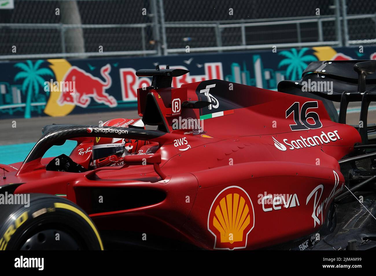 06.05.2022, Miami International Autodrome, Miami, FORMEL 1 CRYPTO.COM MIAMI GRAND PRIX, im Bild Charles Leclerc (MCO), Scuderia Ferrari Stockfoto