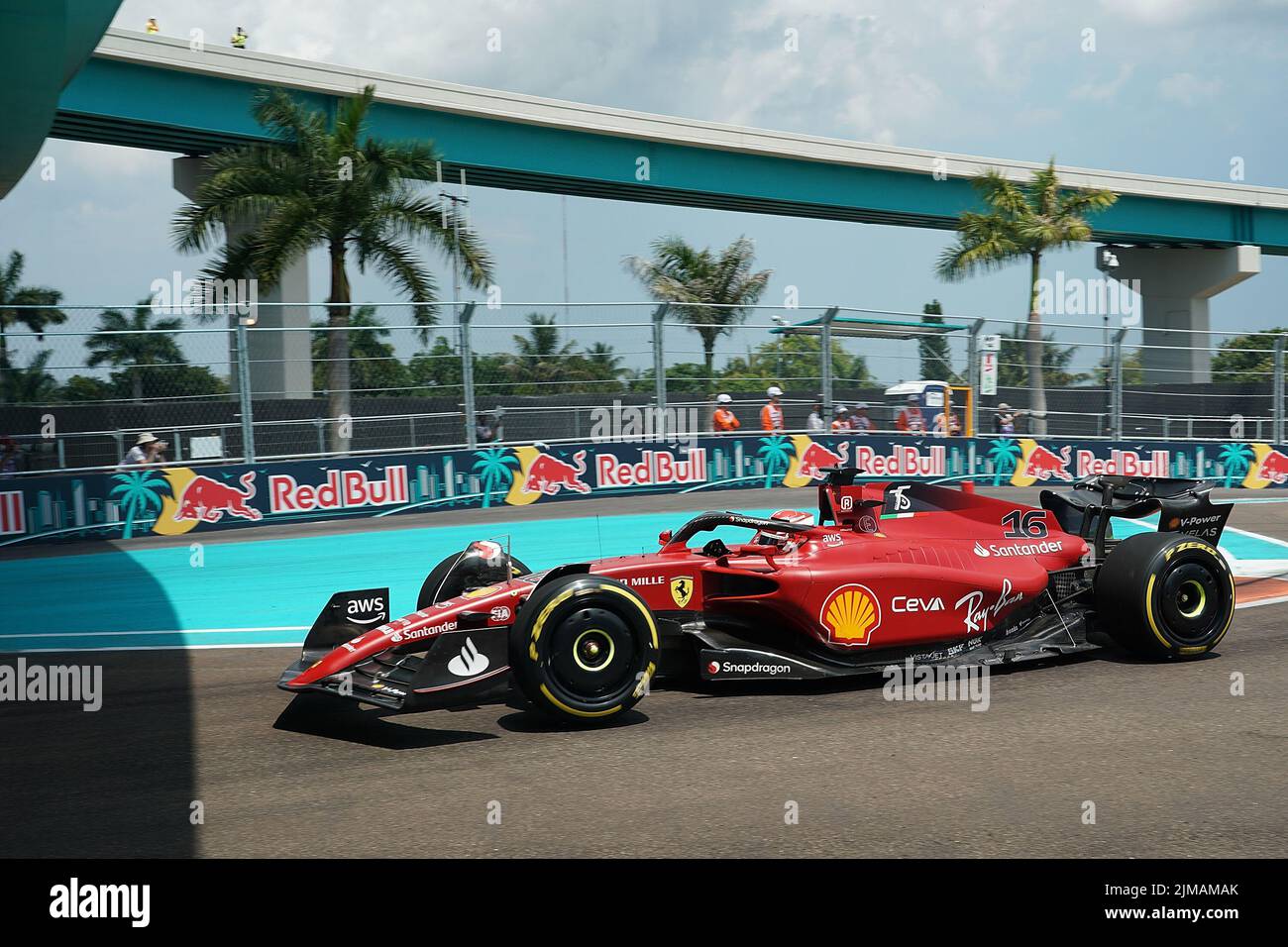 06.05.2022, Miami International Autodrome, Miami, FORMEL 1 CRYPTO.COM MIAMI GRAND PRIX, im Bild Charles Leclerc (MCO), Scuderia Ferrari Stockfoto