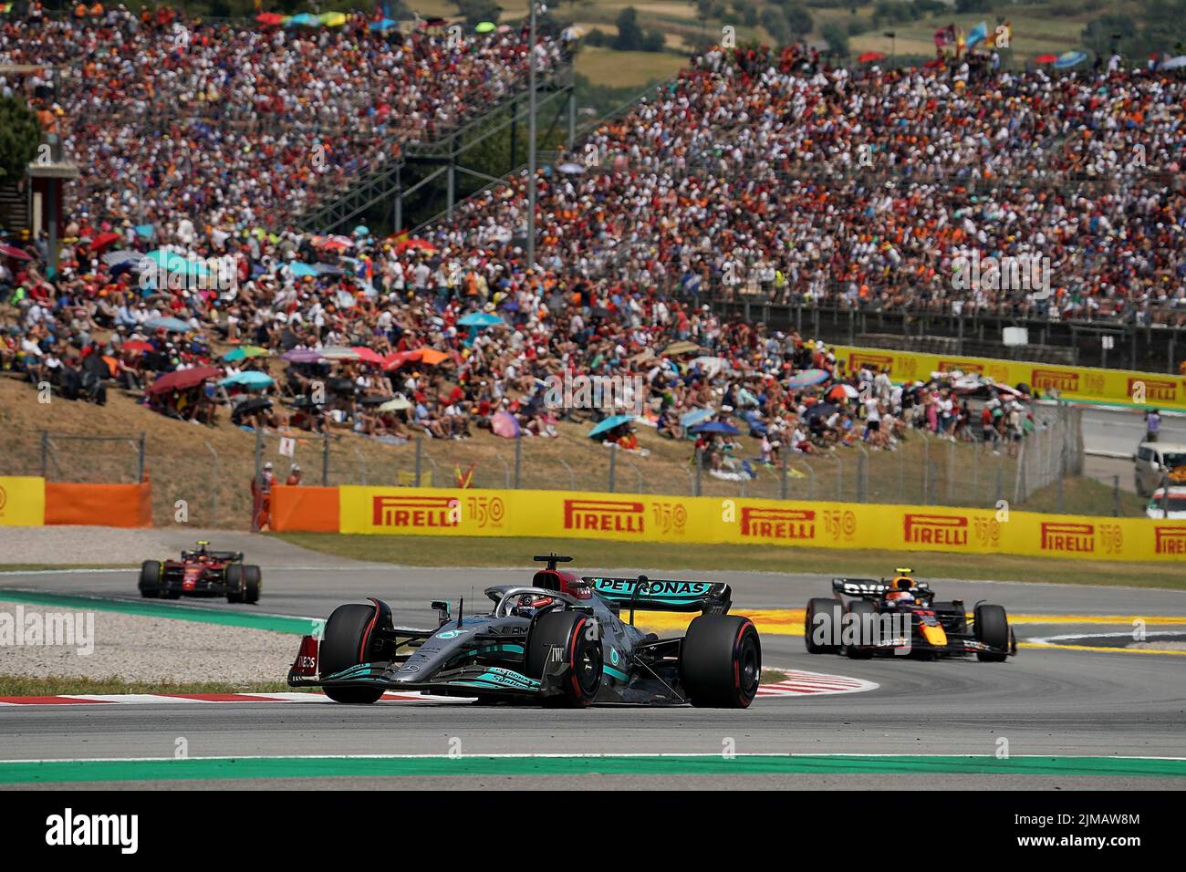 22.05.2022, Circuit de Catalunya, Barcelona, F1 Pirelli Grand Prix von Spanien 2022 , im Bild George Russel (GBR), Mercedes-AMG Petronas Formula One Stockfoto