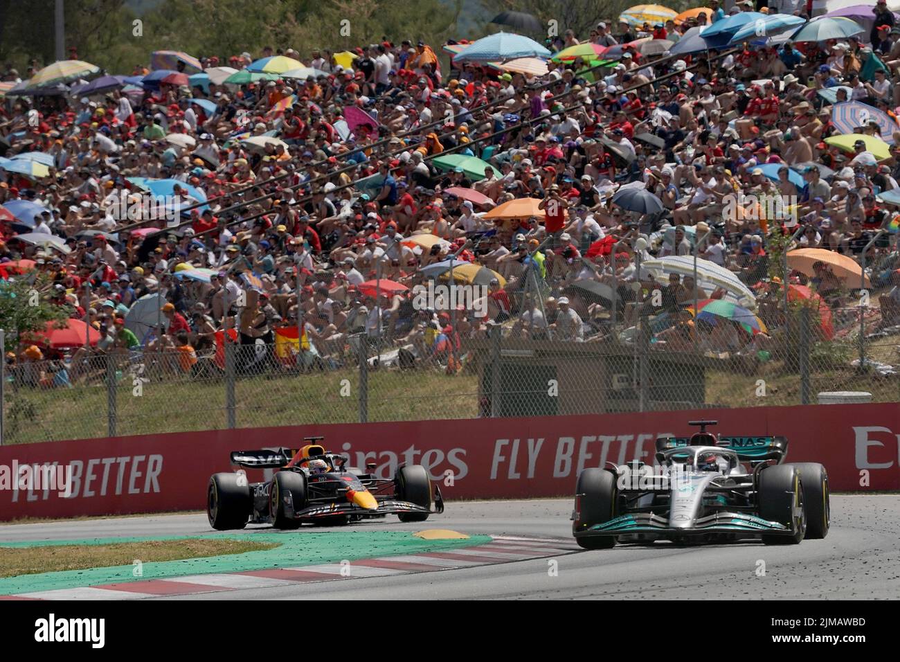 22.05.2022, Circuit de Catalunya, Barcelona, F1 Pirelli Grand Prix von Spanien 2022 , im Bild George Russel (GBR), Mercedes-AMG Petronas Formula One Stockfoto