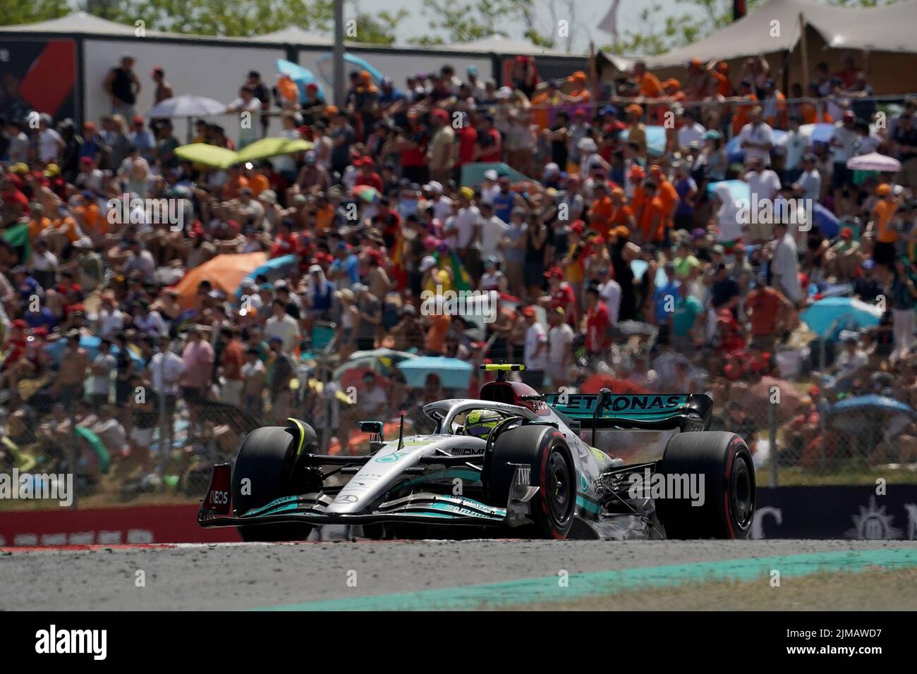 22.05.2022, Circuit de Catalunya, Barcelona, F1 Pirelli Grand Prix von Spanien 2022 , im Bild Lewis Hamilton (GBR), Mercedes-AMG Petronas Formula One Stockfoto