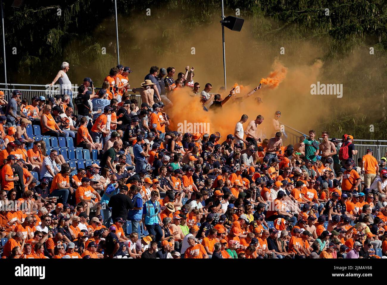 08.07.2022, Red Bull Ring , Spielberg, Formula 1 BWT Grosser Preis von Österreich 2022 , im Bild Fans von Max Verstappen (NEL), Oracle Red Bull Racin Stockfoto