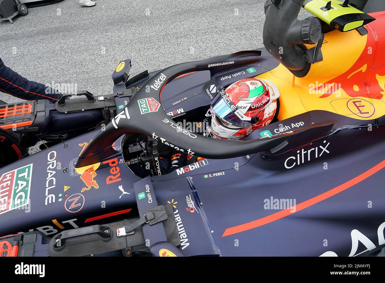 09.07.2022, Red Bull Ring , Spielberg, Formula 1 BWT Grosser Preis von Österreich 2022 , im Bild Sergio Perez (MEX), Oracle Red Bull Racing Stockfoto