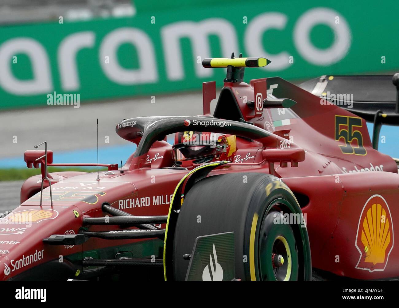 10.07.2022, Red Bull Ring , Spielberg, Formula 1 BWT Grosser Preis von Österreich 2022 , im Bild Carlos Sainz Jr. (ESP), Scuderia Ferrari Stockfoto