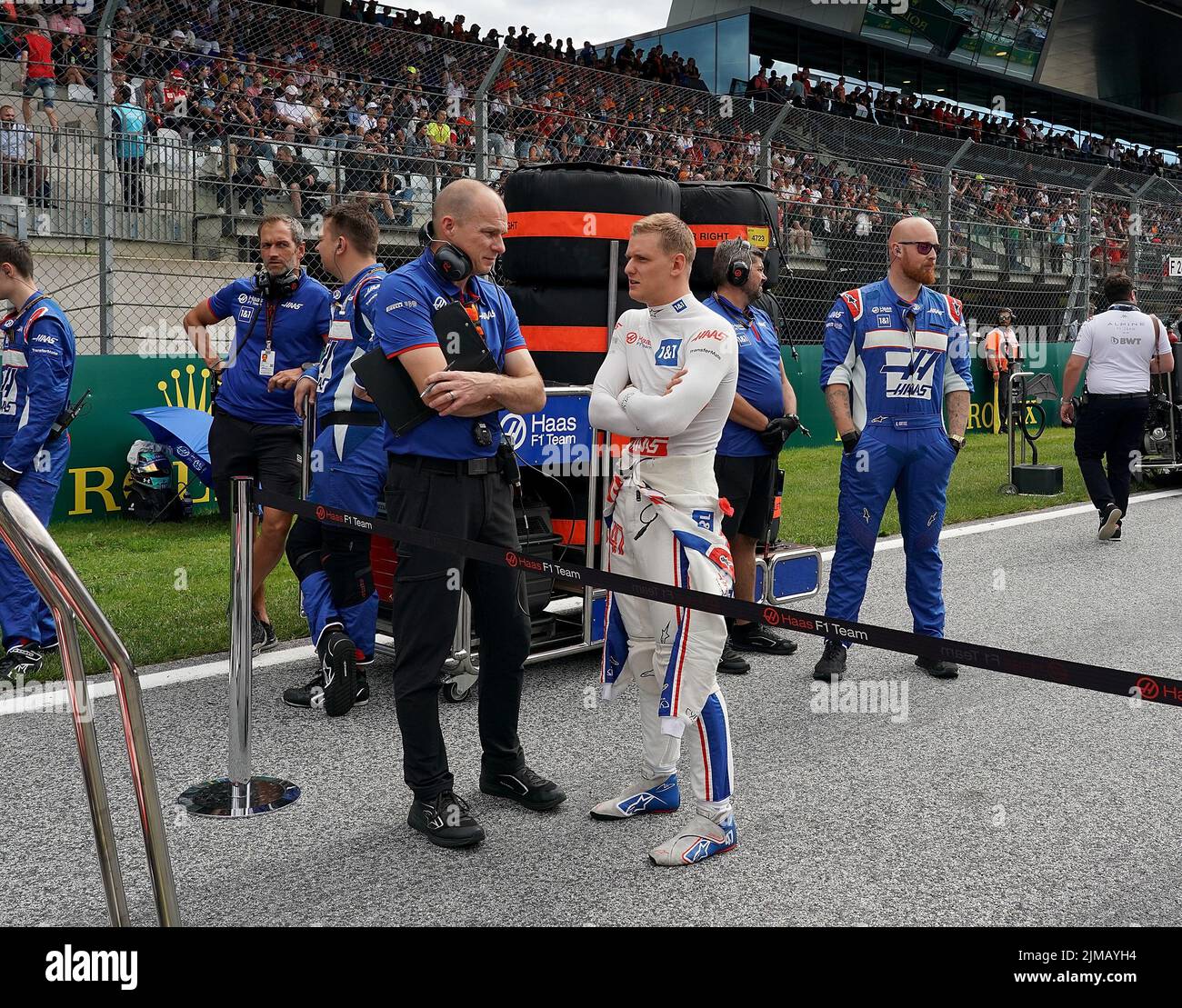 09.07.2022, Red Bull Ring , Spielberg, Formula 1 BWT Grosser Preis von Österreich 2022 , im Bild Mick Schumacher (DEU), Haas F1 Team Stockfoto