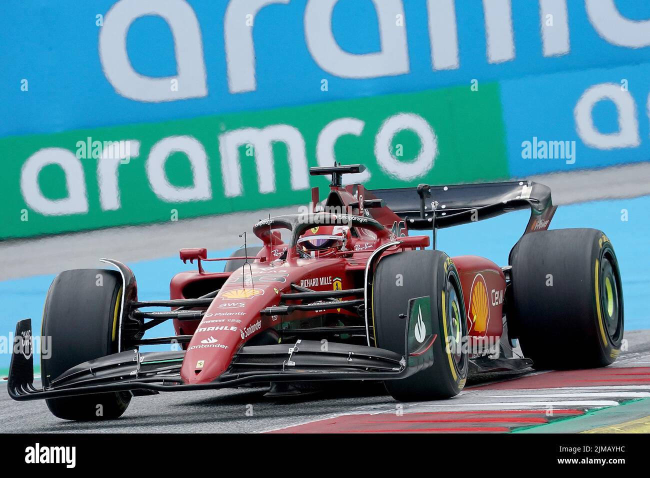 10.07.2022, Red Bull Ring , Spielberg, Formula 1 BWT Grosser Preis von Österreich 2022 , im Bild Charles Leclerc (MCO), Scuderia Ferrari Stockfoto