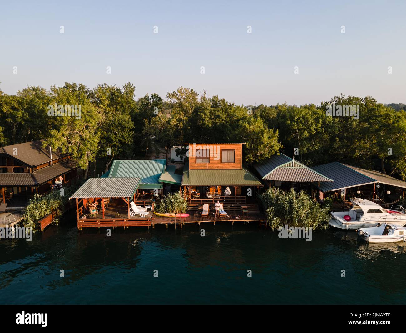 Ada Bojana, Montenegro Stockfoto