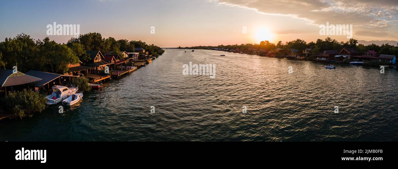 Ada Bojana, Montenegro Stockfoto