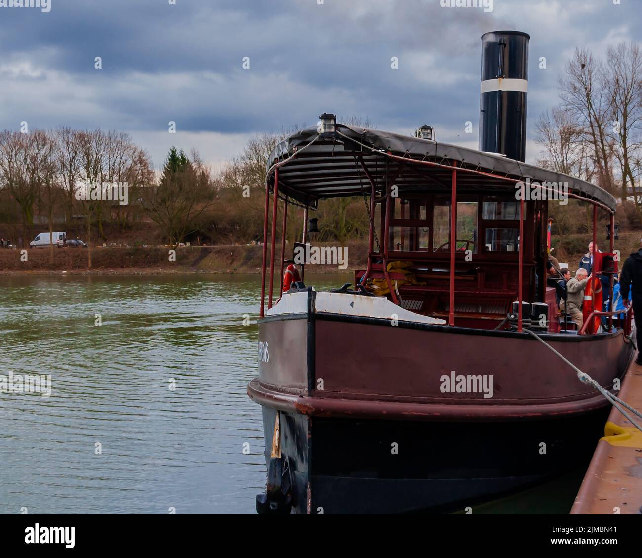 Löschboot Stockfoto