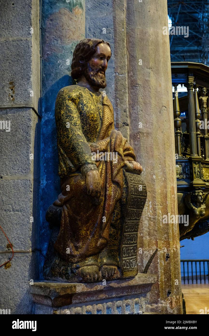 Kathedrale Von Santiago De Compostela Stockfoto