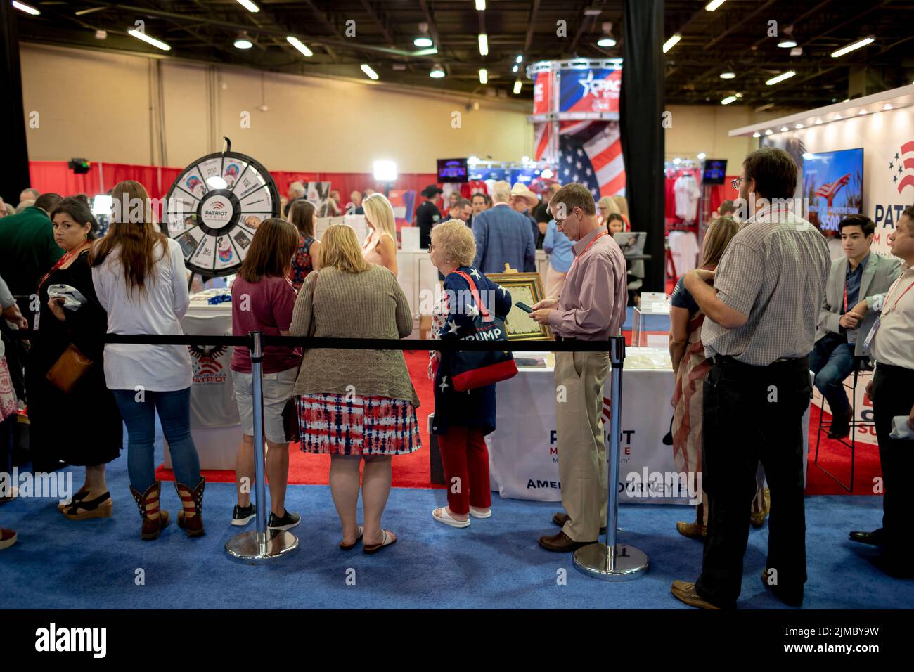 Dallas, Texas, USA. 5. August 2022. Das CPAC Texas 2022, 08/05/2022, in Dallas, Texas, wurde im Hilton Anatole veranstaltet. (Bild: © Chris Rusanowsky/ZUMA Press Wire) Bild: ZUMA Press, Inc./Alamy Live News Stockfoto