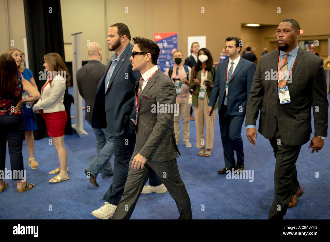 Dallas, Texas, USA. 5. August 2022. Das CPAC Texas 2022, 08/05/2022, in Dallas, Texas, wurde im Hilton Anatole veranstaltet. (Bild: © Chris Rusanowsky/ZUMA Press Wire) Bild: ZUMA Press, Inc./Alamy Live News Stockfoto