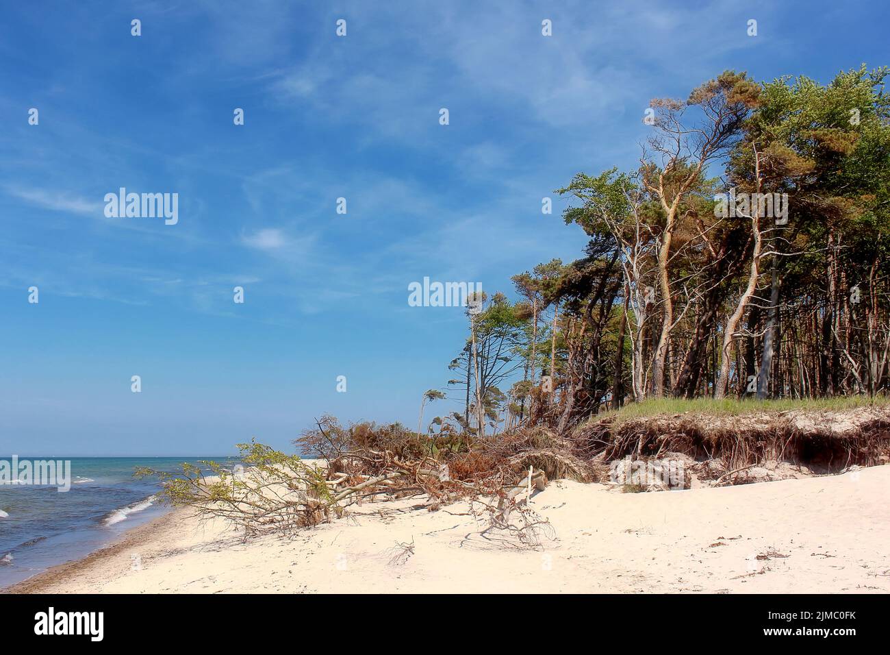 Weststrand Stockfoto