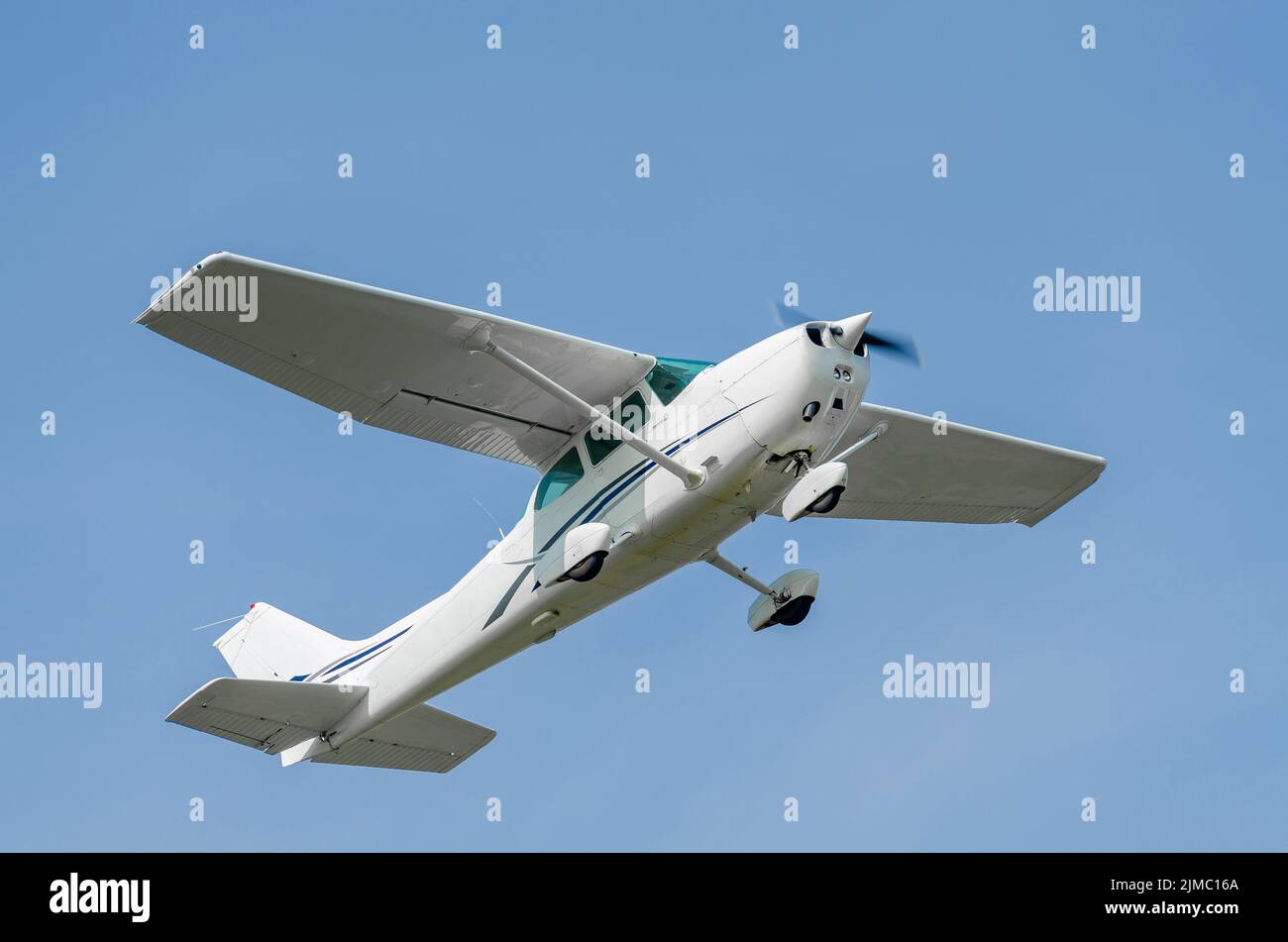 Einmotoriger Sportflugzeug Stockfoto