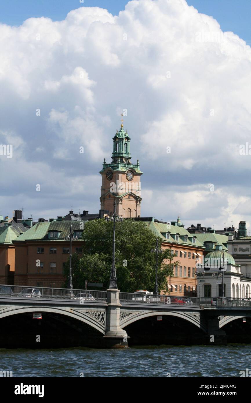 Kirche in Stockholm Stockfoto