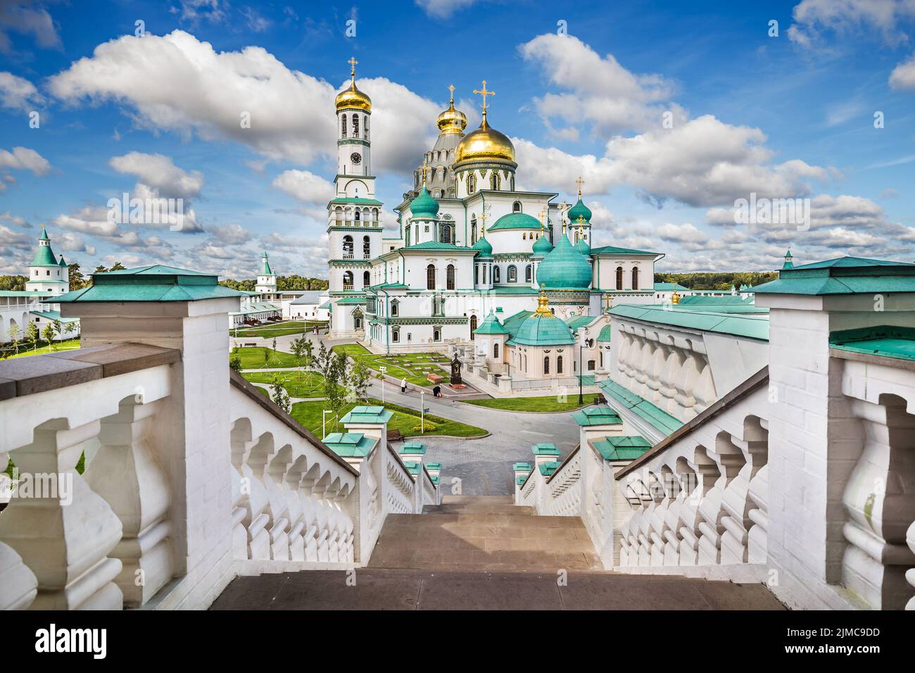 Blick auf das russische Kloster Neu-Jerusalem. Russland Stockfoto