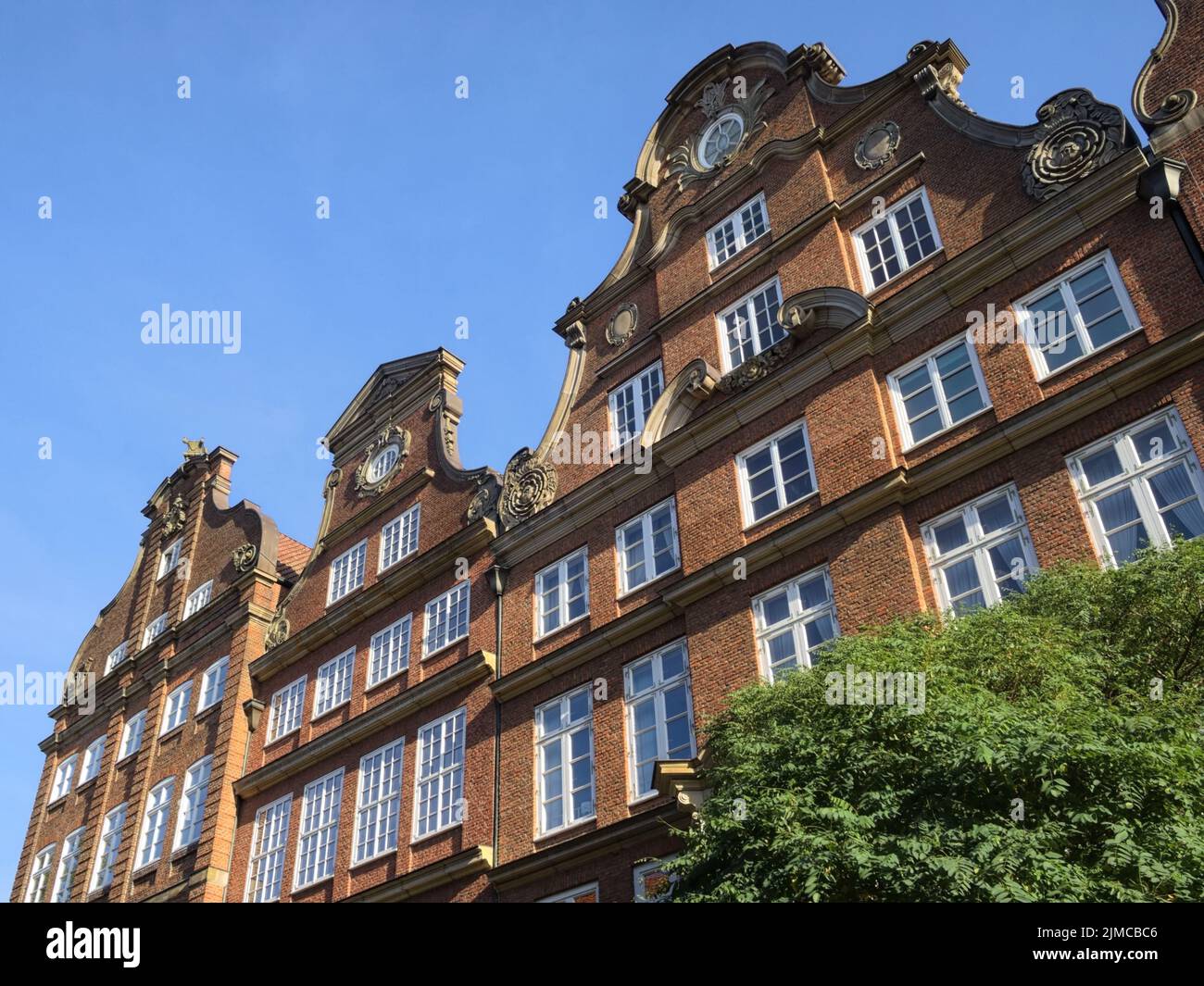Hamburg - Rekonstruktion barocker Stadthäuser, Deutschland Stockfoto