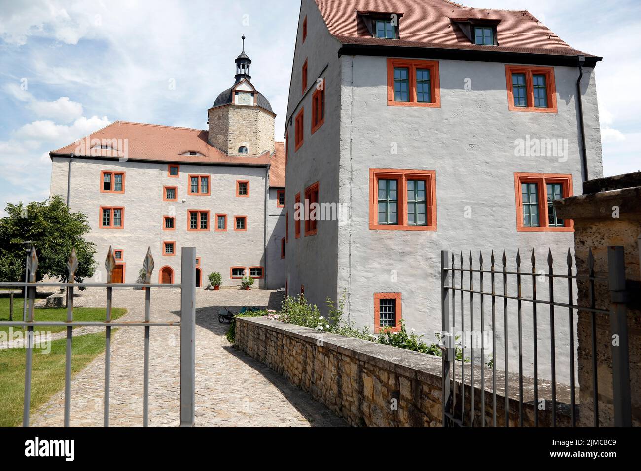 Schlösser Dornburg, Altes Schloss, Dornburg, Thüringen, Deutschland, Europa Stockfoto