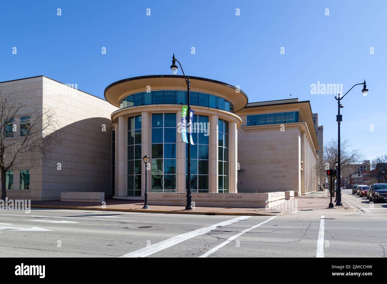 Abraham Lincoln Presidential Museum in Springfield, Illinois, USA. Stockfoto