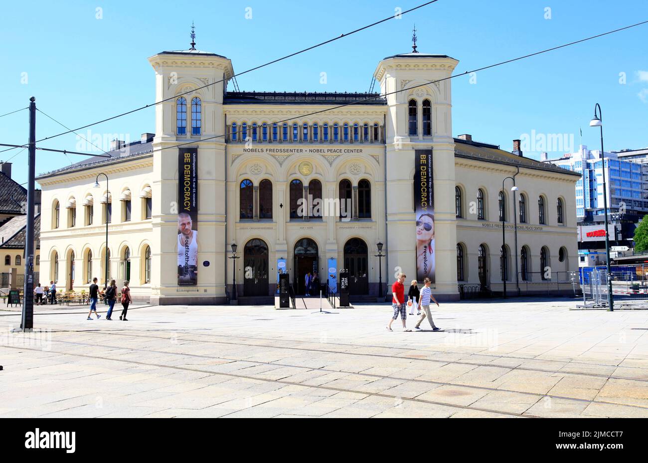 Friedensnobelzentrum von Oslo, Norwegen Stockfoto