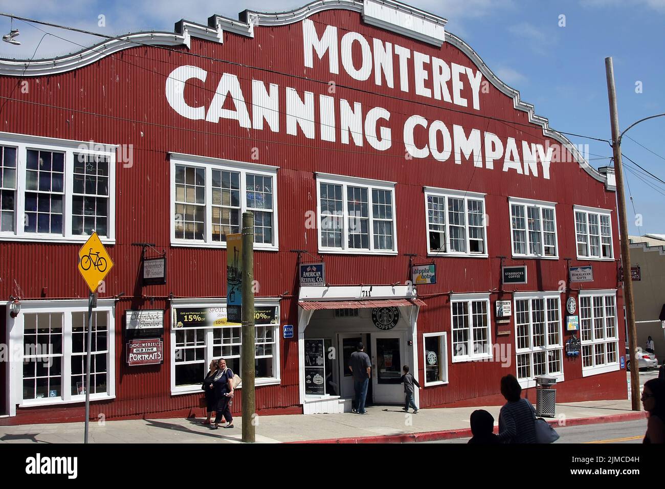 Monterey war Ende des 18. Jahrhundert und Anfang des 19. Jahrhundert ein wichtiger Fischerei- und Walfanghafen. Considered is the Fang of Stockfoto