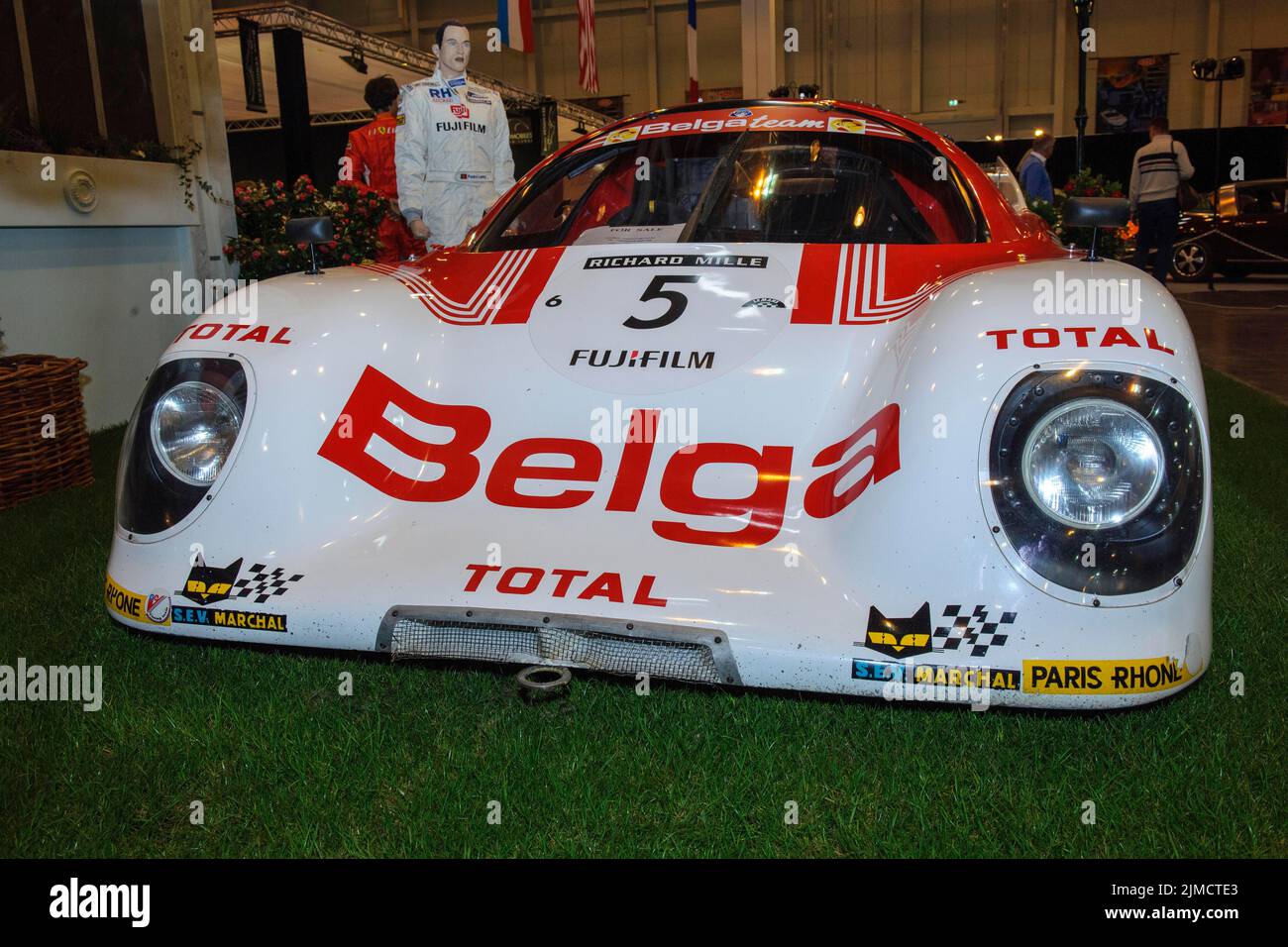 Historischer Oldtimer Rondeau M378 Gesamtsieg 24h Le Mans 1978, 24-Stunden-Rennen von Le Mans, Techno Classica FAIR, Essen, Nord Stockfoto