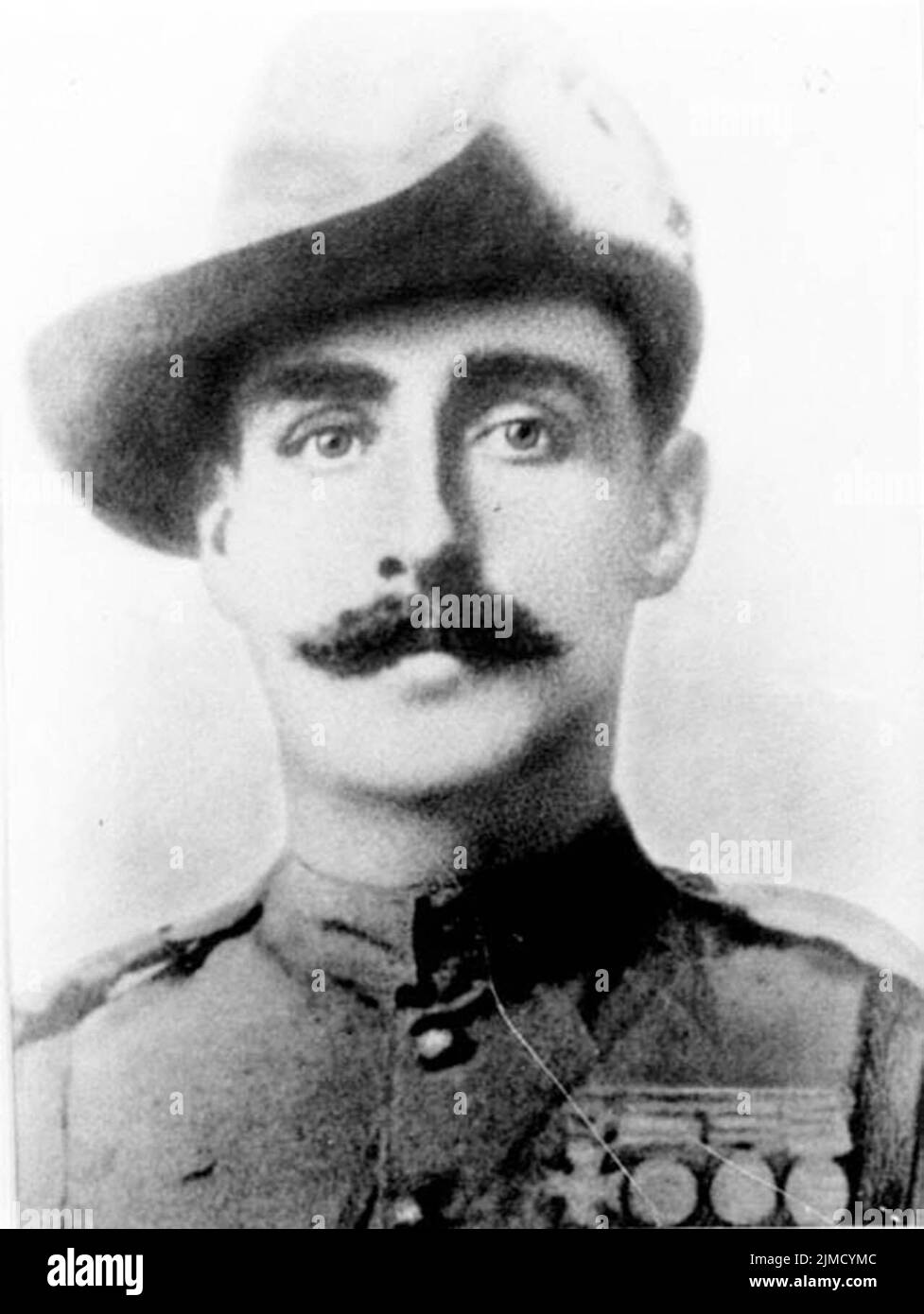 Harry Churchill Beet VC, ein Korporal im 1. Bataillon, Derbyshire Regiment, während des Zweiten Burenkrieges, als er das Victoria-Kreuz erhielt Stockfoto