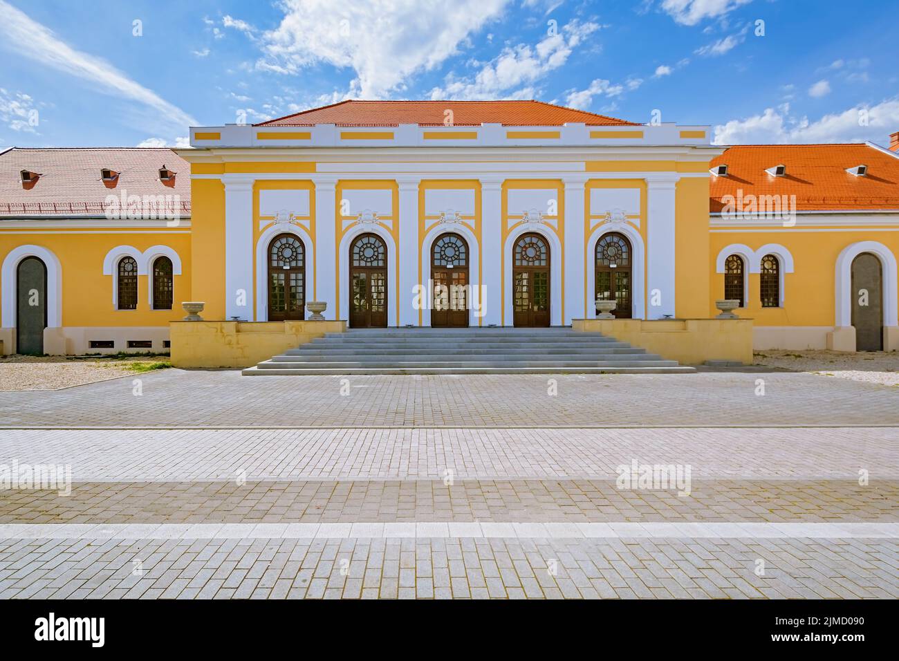Im Inneren der Zitadelle Alba Carolina Stockfoto
