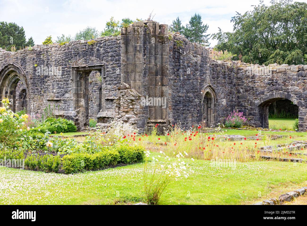 Whalley Abbey und seine Ruinen, in der Grafschaft Lancashire, England,2022 Stockfoto
