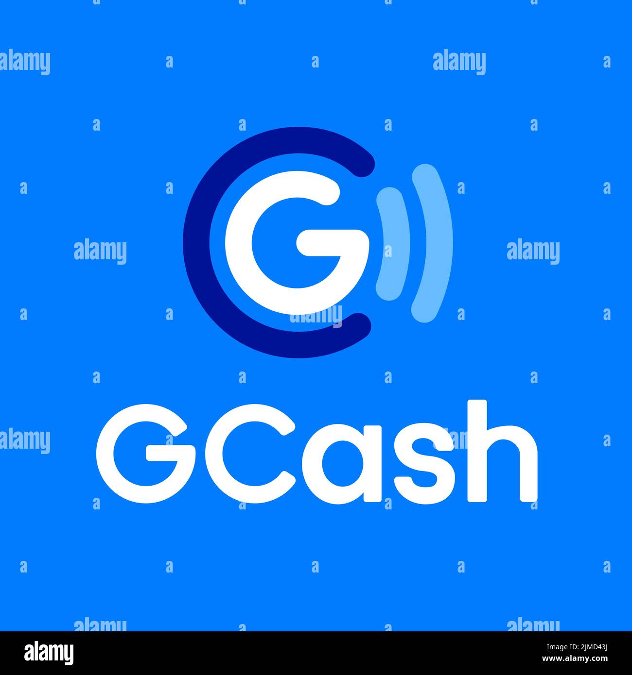 POLEN, BRESLAU - 22. JULI 2022: Die Ikone der philippinischen Geldbörse GCash. Vector-Version für Websites, Anwendungen und Anwendungen in informa Stock Vektor