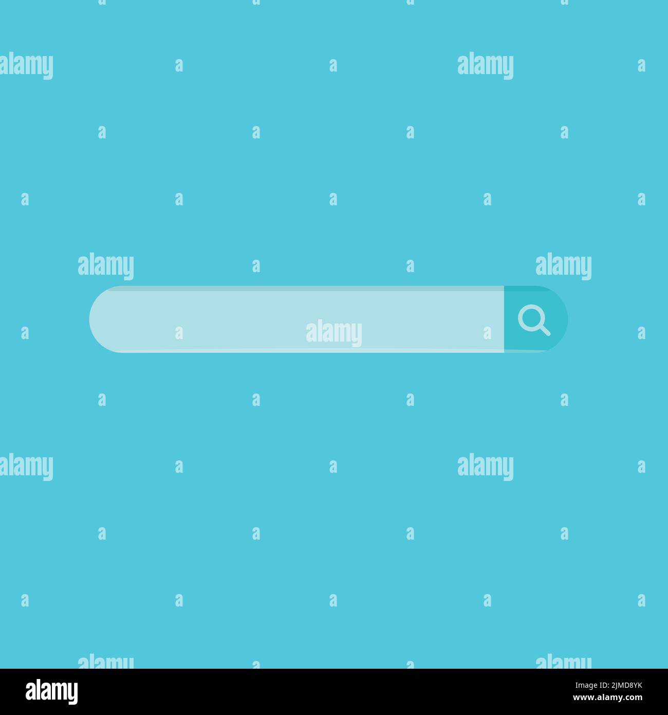 Design der Suchleiste für yor Webdesign. Stock Vektor